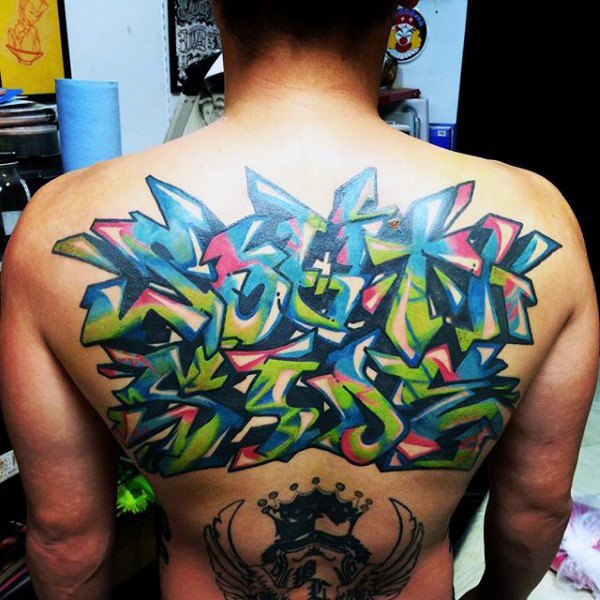 tatuaggio graffiti 293