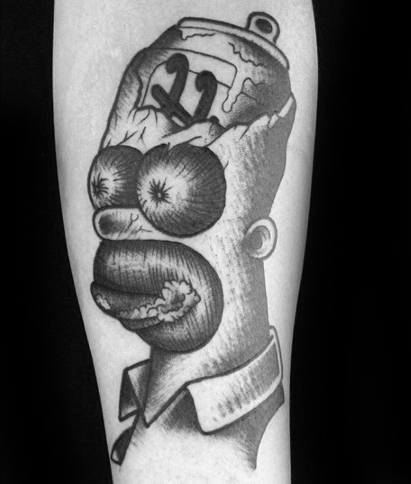 tatuaggio homer simpson 22