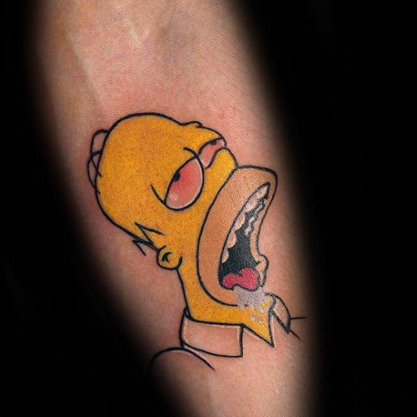 tatuaggio homer simpson 42