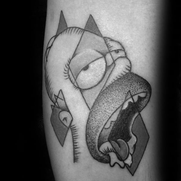 tatuaggio homer simpson 70