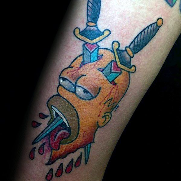 tatuaggio homer simpson 72