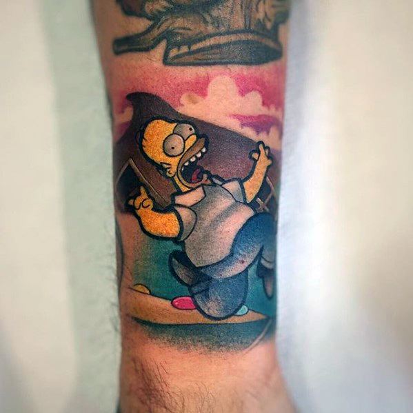 50 Tatuaggi con Homer Simpson. Che cosa simboleggia il tatuaggio?