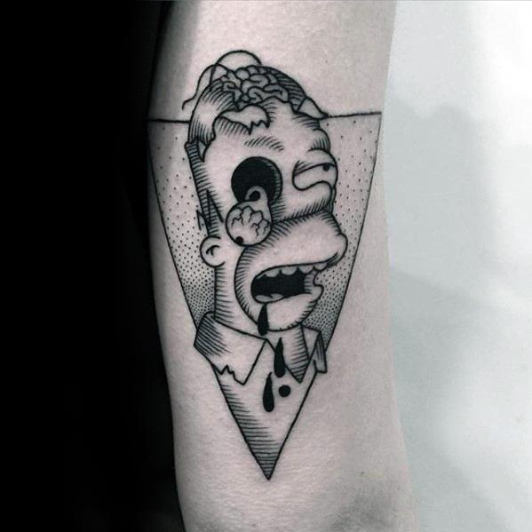 tatuaggio homer simpson 82