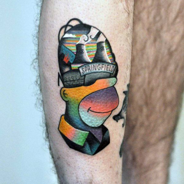 tatuaggio homer simpson 84