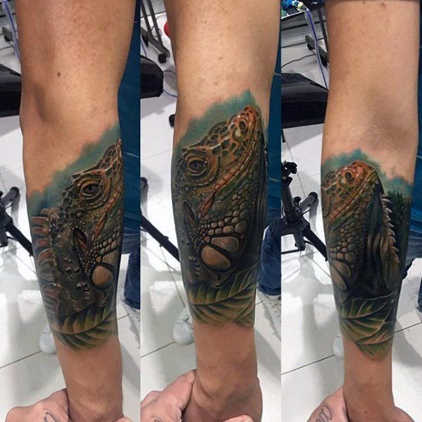 tatuaggio iguana 103