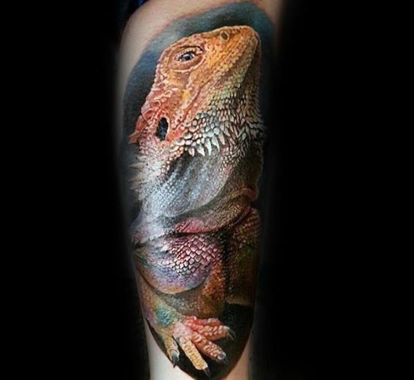 tatuaggio iguana 112