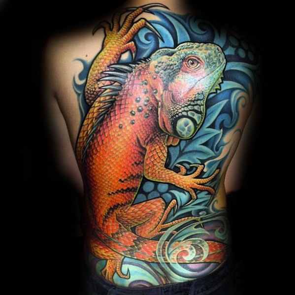 tatuaggio iguana 115