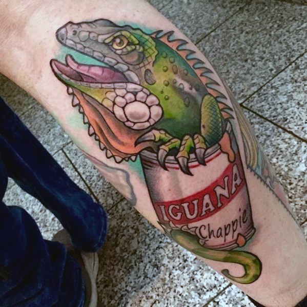 tatuaggio iguana 118