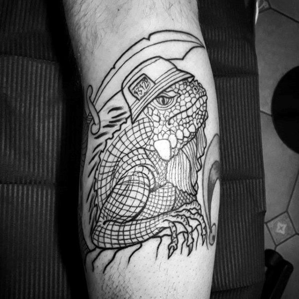 tatuaggio iguana 13