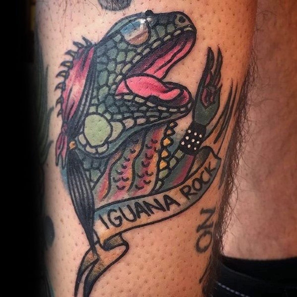 tatuaggio iguana 61