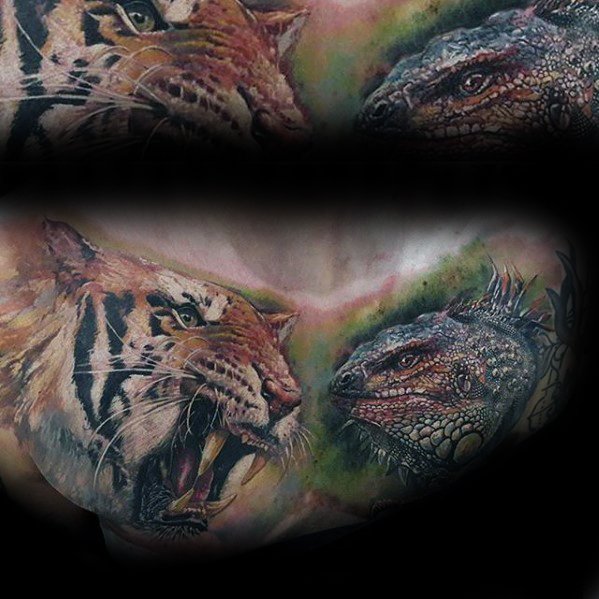 tatuaggio iguana 79