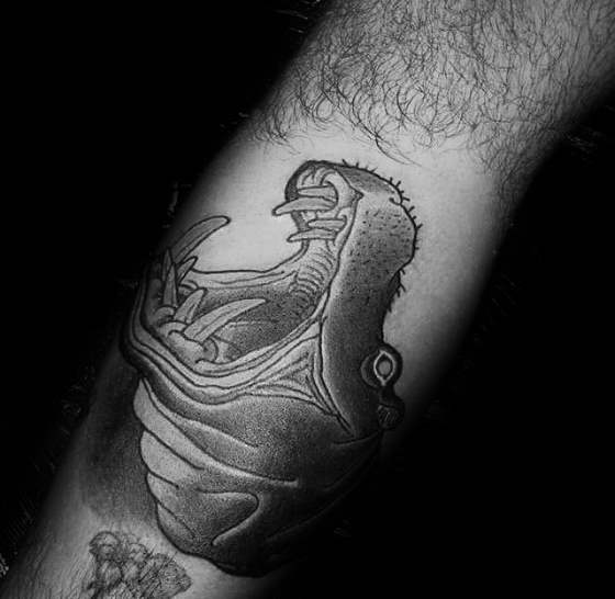 tatuaggio ippopotamo 05