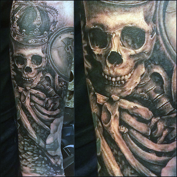 tatuaggio scheletro 29