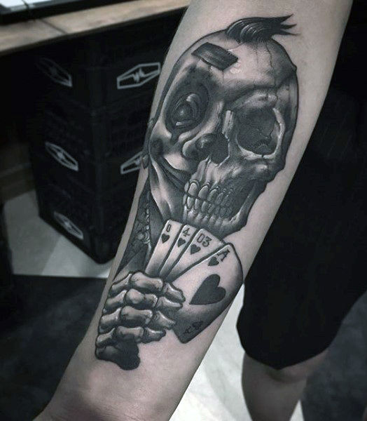 tatuaggio scheletro 31