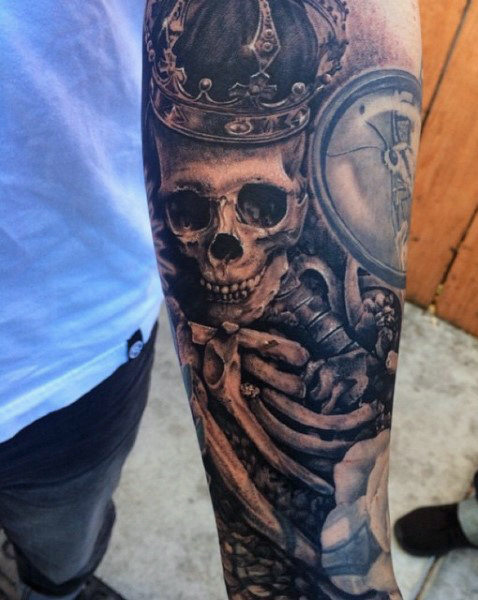 tatuaggio scheletro 39