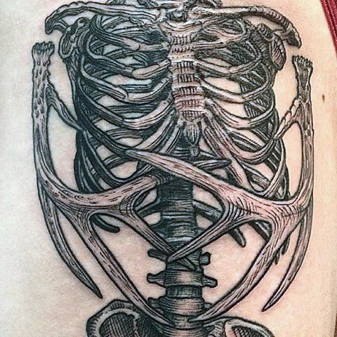tatuaggio scheletro 73