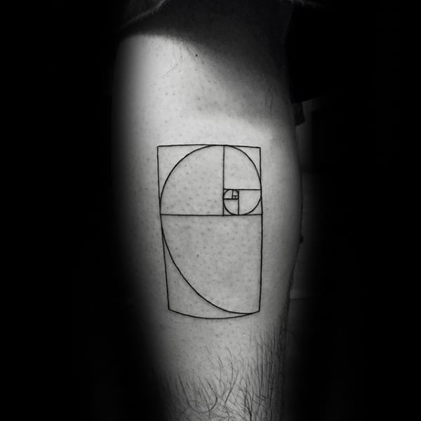 tatuaggio spirale aurea fibonacci 59