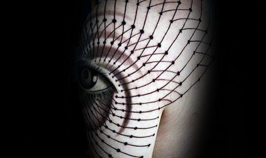 tatuaggio spirale aurea fibonacci 95