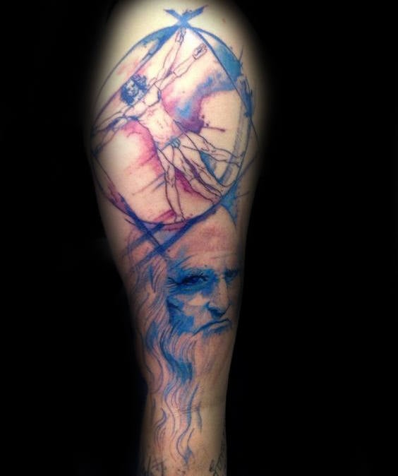 tatuaggio uomo vitruviano 05