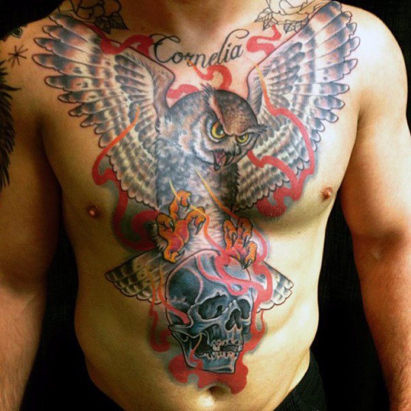 tatuaggio fiamma di fuoco 39