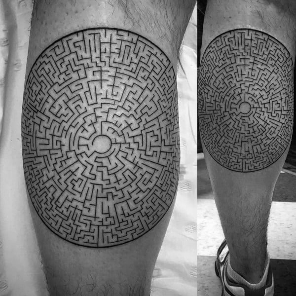 tatuaggio labirinto 111