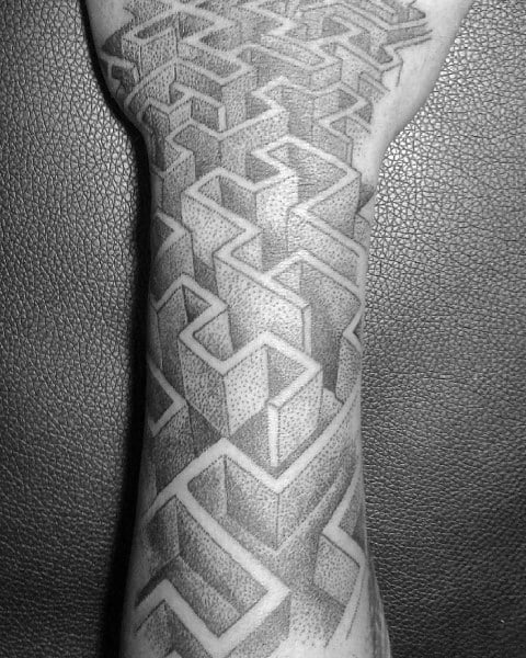 tatuaggio labirinto 127