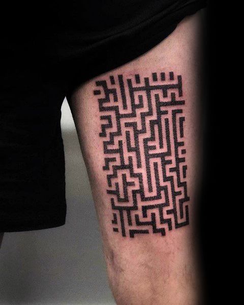 tatuaggio labirinto 145