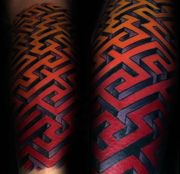 tatuaggio labirinto 97