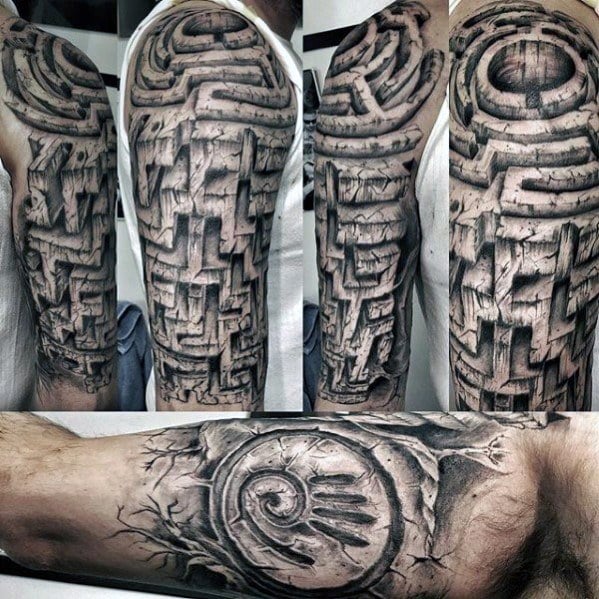 tatuaggio labirinto 99