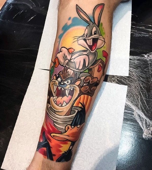 58 Tatuaggi con i Looney Tunes. Che cosa simboleggiano questi disegni?