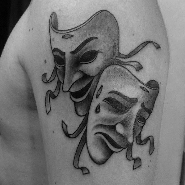 tatuaggio maschera teatro 41