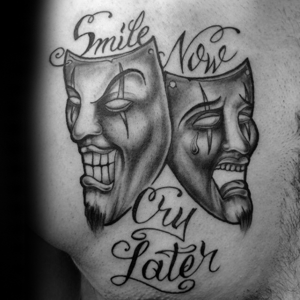 tatuaggio maschera teatro 43