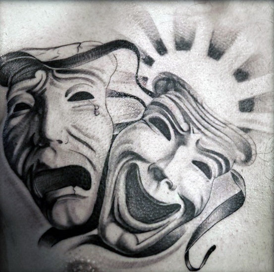 tatuaggio maschera teatro 63