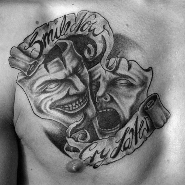 tatuaggio maschera teatro 99