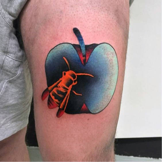 tatuaggio mela 121