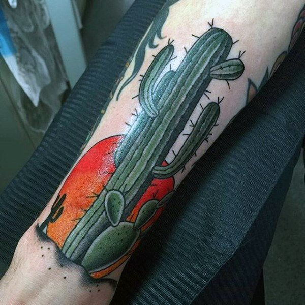 tatuaggio cactus 35