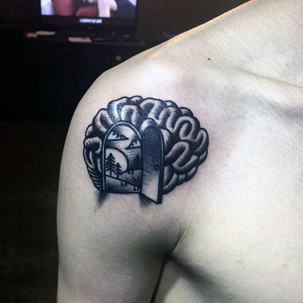 tatuaggio cervello 39