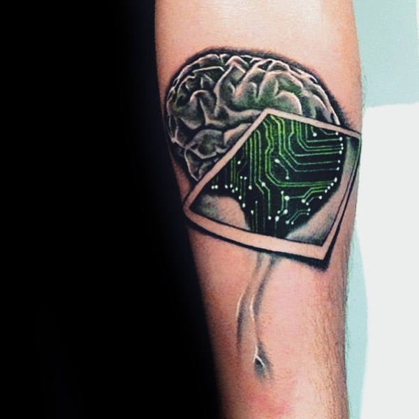 tatuaggio cervello 41