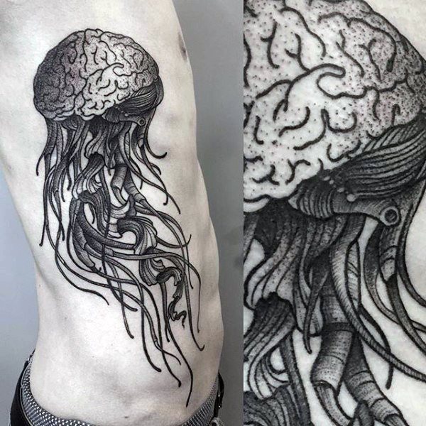 tatuaggio cervello 95