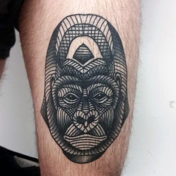 tatuaggio gorilla 100