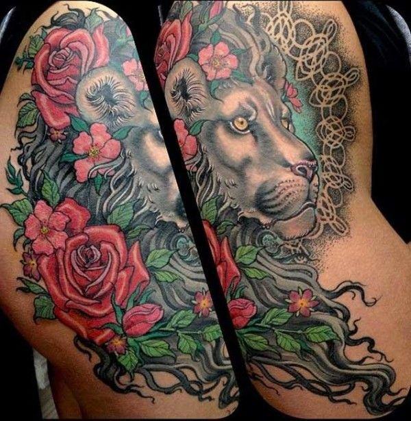 lion tattoo 170