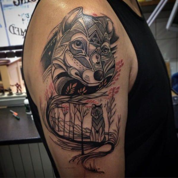 wolf tattoo 147