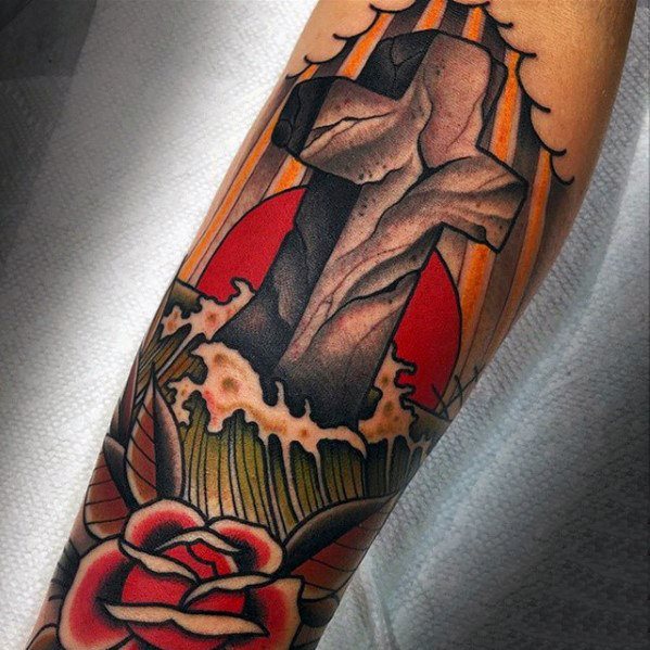 cross tattoo 144