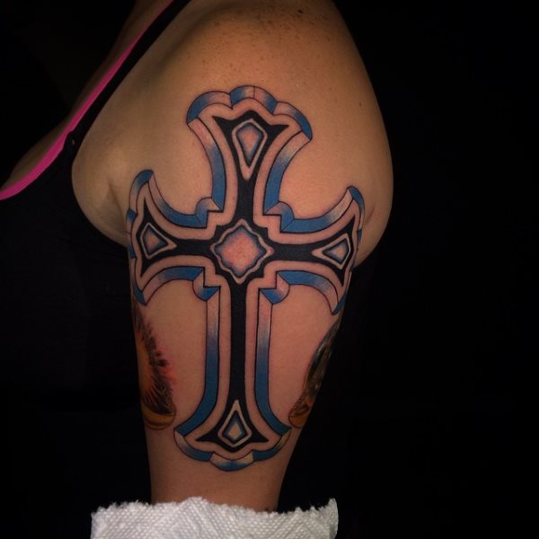 cross tattoo 172