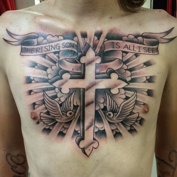 cross tattoo 176