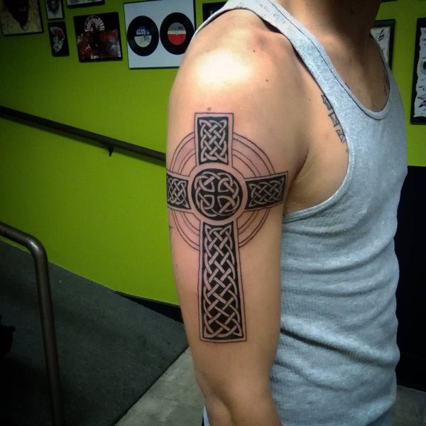 cross tattoo 182