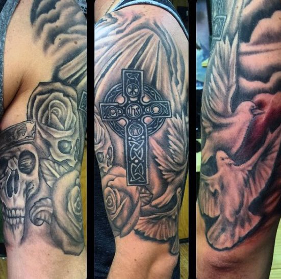 cross tattoo 236