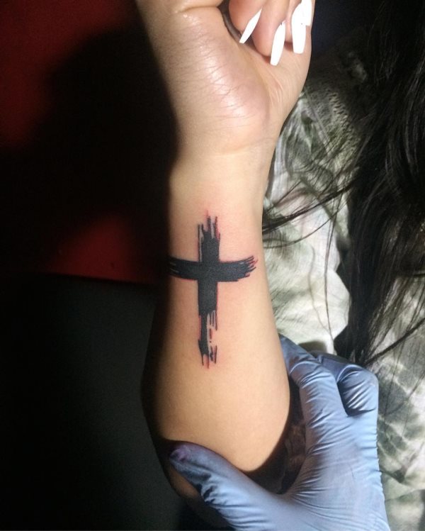 cross tattoo 268