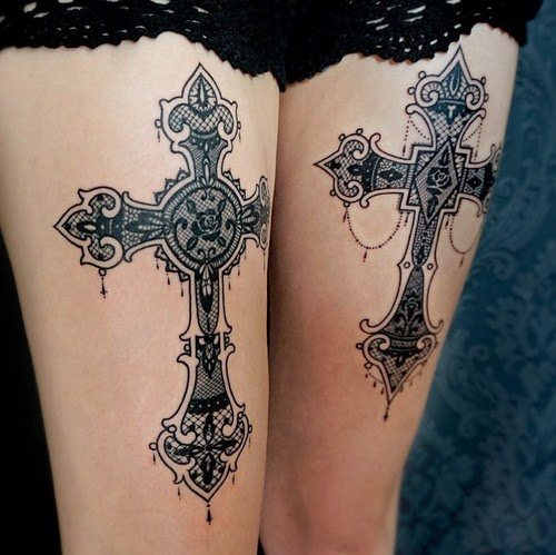 cross tattoo 304