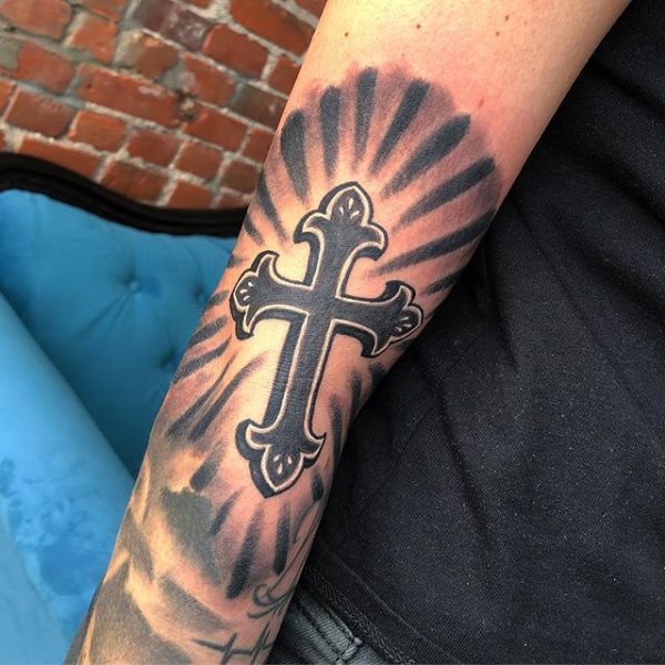 cross tattoo 526